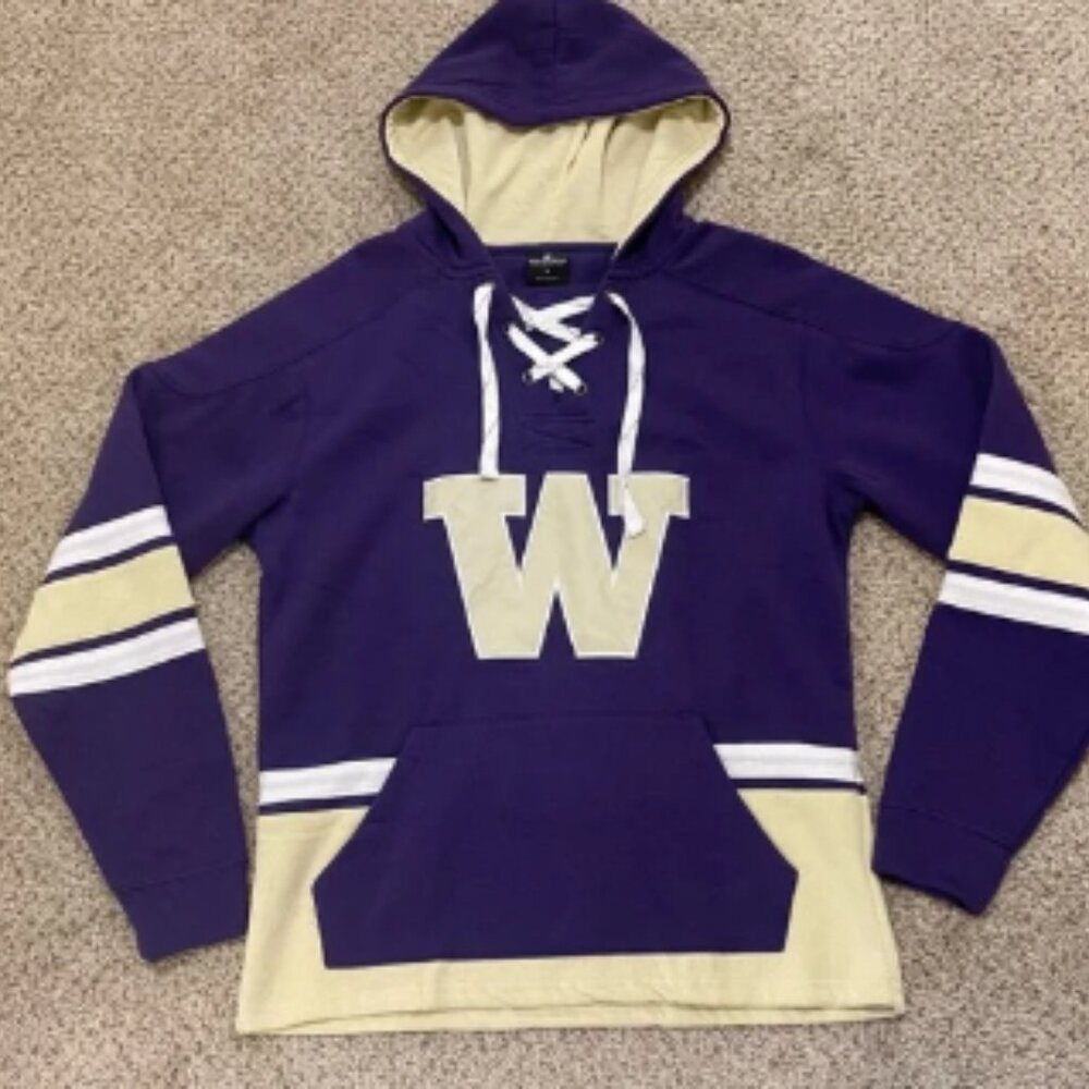University‎ Of Washington Huskies Embroidered Hoodie Size Small